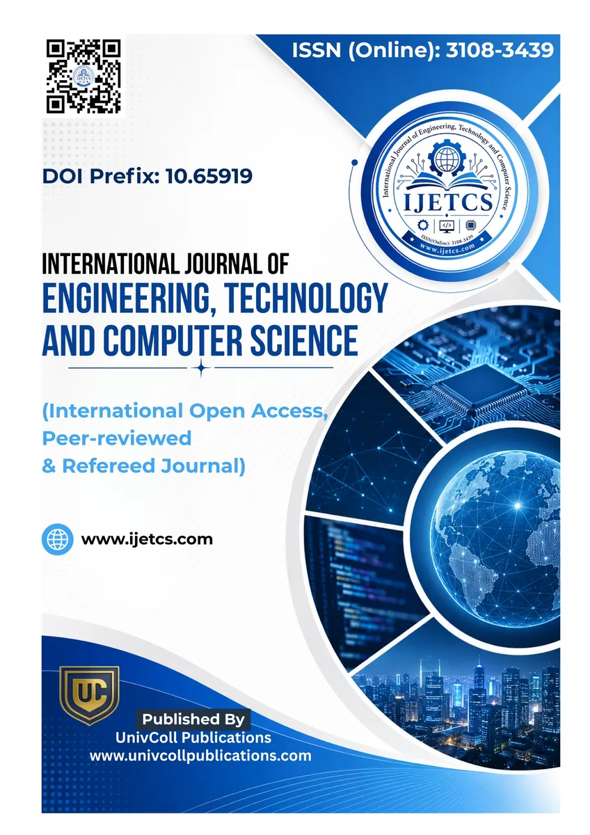 International Journal of Engineering, Technology and Computer Science journal cover