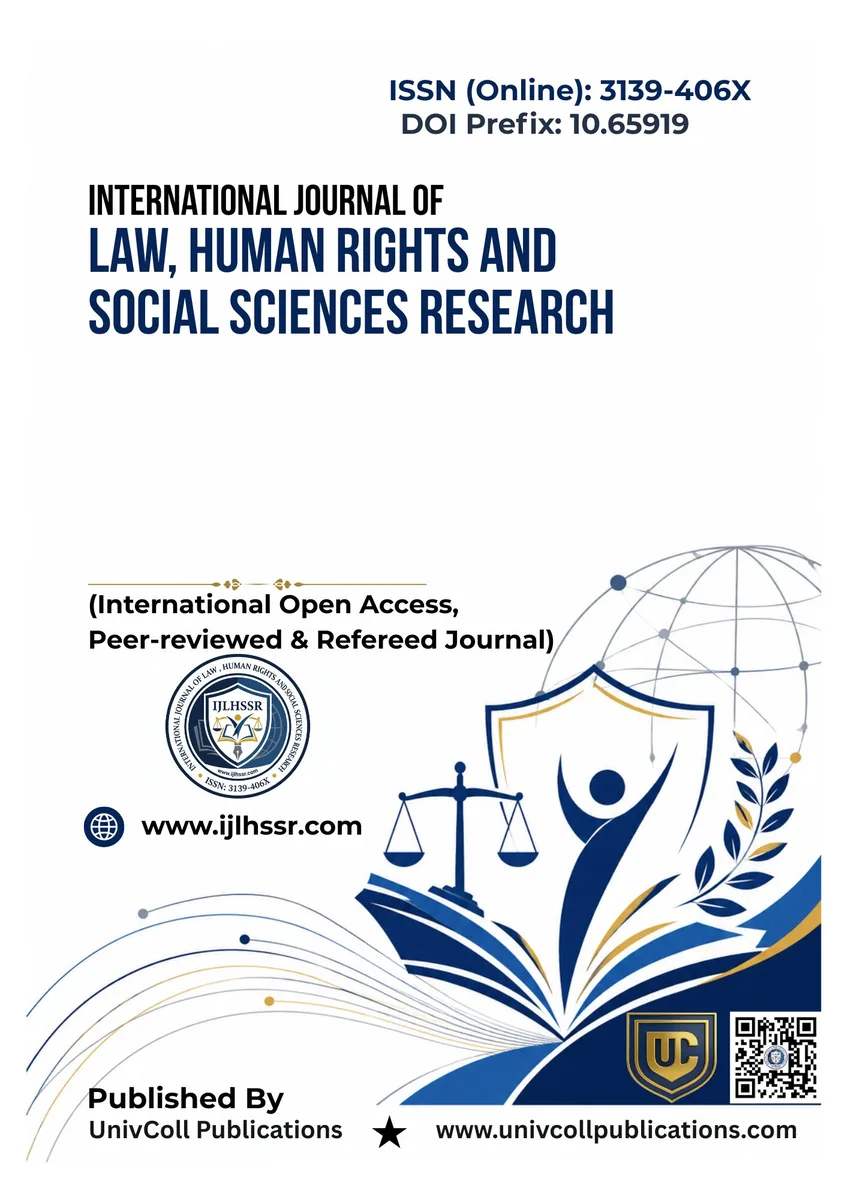 International Journal of Law, Human Rights and Social Sciences Research journal cover